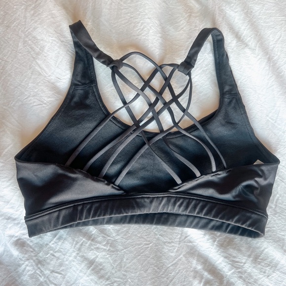 Marika Tek - Charcoal Strappy Back Sports Bra - size S - Picture 4 of 4